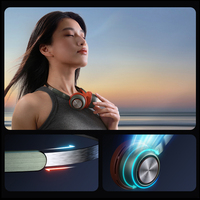 Petite mode USB rechargeable personnelle rapide refroidissement par air Portable portable électrique tour de cou ventilateur de cou pour intérieur extérieur été