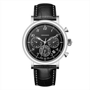 นาฬิกาข้อมือผู้ชายแฟชั่นธุรกิจ สแตนเลสสตีล ควอตซ์ 3ATM นาฬิกาดำน้ำ อนาล็อก - Product Image 3