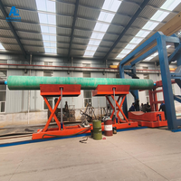 Vente directe d'usine chinoise de moules pour tuyaux en FRP, ligne de production de tuyaux en fibre de verre, équipement d'enroulement en plastique renforcé de fibre de verre