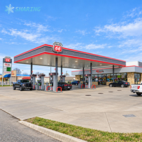 Panneau d'affichage LED extérieur personnalisé pour prix de carburant, norme américaine, enseigne pylon pour station-service et magasin de proximité, pour Phillips 66