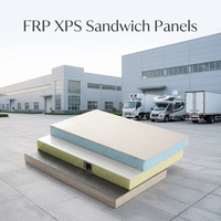 Panneau sandwich en fibre de verre FRP XPS pour carrosserie de camion frigorifique, fourgonnette de transport de marchandises sèches, panneau composite léger à isolation thermique