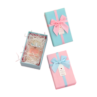 Boîte cadeau de luxe personnalisée avec couvercle et base, boîtes en papier, boîte rigide, emballage, petite boîte en carton haut de gamme avec ruban