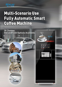Nueva Máquina Expendedora Comercial de Té y Café Frío/Caliente, Acero Inoxidable, Autoservicio, Función Programable de Premezcla, 9 Barras MACES7C-300-90- - Product Image 1