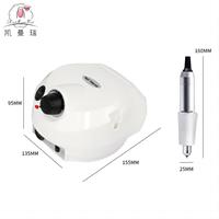 Alat Penggiling Kuku Multifungsi Portabel Terlaris Pro 35000RPM, Kit Penghapus Gel, Perangkat Manikur Pedikur untuk Studio Seni Kuku