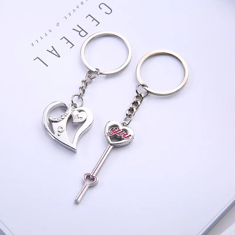 Hot Sale Boyfriend Gift Key Chain for Women Men Couple Keychain Gift Boyfriend Love Girlfriend Valentines Day Gift llaveros