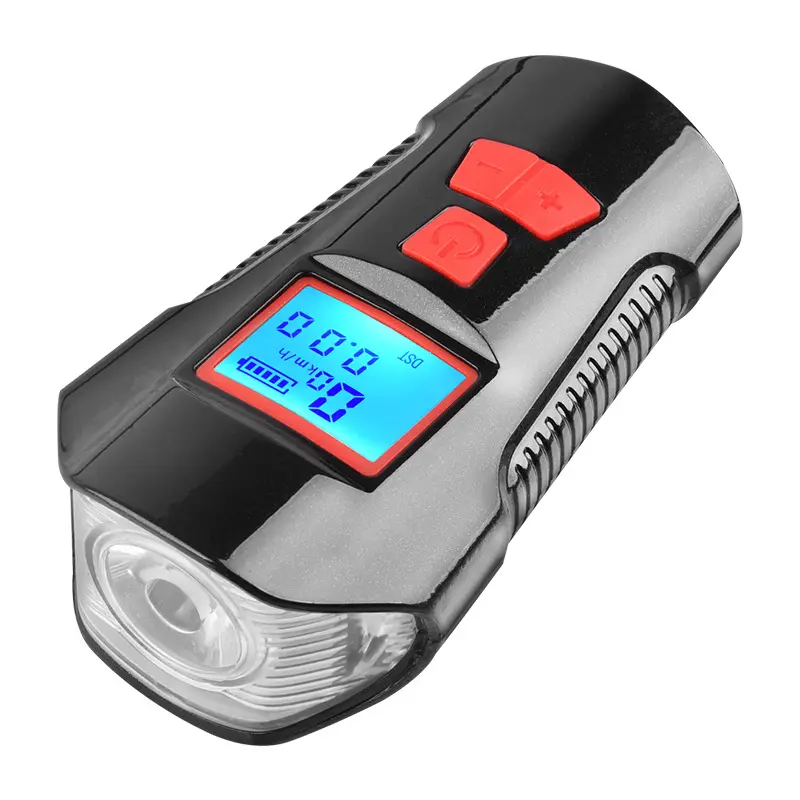 New 3 trong 1 xe đạp đèn pha với mã Meter với 120dB sừng 500lm USB lithium có thể sạc lại pin đi xe đạp thiết bị