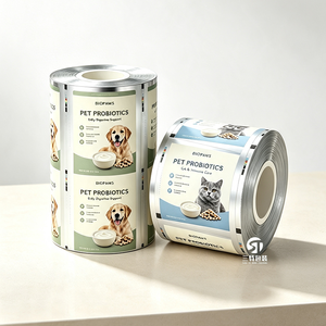 Película Laminada para Envasado de Snacks para Mascotas, Impresa a Medida, Ecológica, de Grado Alimenticio, Directo de Fábrica, Material para Máquina de Llenado Automático para Gatos - Product Image 4