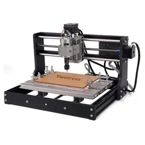 TWOTREES CNC 3018 Verwendung 32-Bit-Hauptplatine Der Profilrahmen mit Gewindlöchern montiert 3d-Holz-Cnc-Router