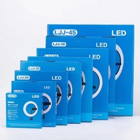 Anneau Lumineux LED Portable de 10 Pouces pour Maquillage et Vidéo, avec Trépied Réglable 2,1 M et Support Téléphone