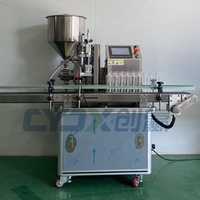 Machine de remplissage automatique à piston linéaire servo de bouteille de pâte de houmous de toner liquide d'huile épaisse de CYJX 100-1000ml en Chine