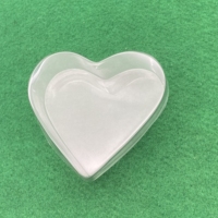 Boîte à bonbons cadeau en forme de coeur Boîte à fleurs avec couvercle Offre Spéciale plastique acrylique PMMA Taille personnalisée acceptée Conteneur à bonbons coeur clair