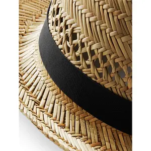 Sombrero Trilby de Paja para Verano, Personalización de Mercancía - Product Image 5