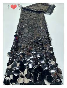 Blinglace payet jala bordir Eropa dan Amerika berkualitas tinggi payet bordir bordir Lurex klasik bordir untuk pesta - Product Image 3