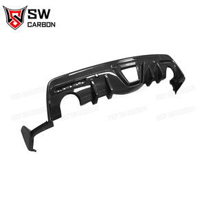 Stile <span class=keywords><strong>SW</strong></span> per Toyota Supra GR A90 A91 MK5 in fibra di carbonio stile Seibon paraurti posteriore Splitter Spoiler labbro parti auto modificato - Product Image 2