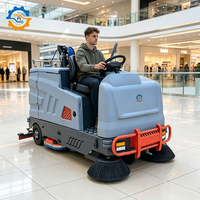 ROD Nouvelle autolaveuse autoportée électrique commerciale pour le nettoyage des routes et des sols avec nettoyage haute pression