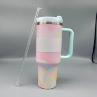 Stan Termos Best-seller 1:1 Original H2.0 Tasse 40oz avec poignée Termos Stanlcup avec poignée 40oz Tasse d'extérieur