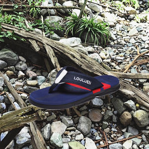 Chanclas de Verano para Hombre al por Mayor, Zapatos de Playa para Exteriores con Punta Abierta Antideslizante y Plantilla de Goma, Estilo Plataforma - Product Image 3