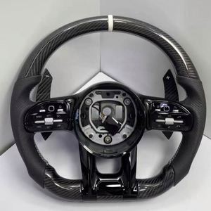 Volant en fibre de carbone noir mat, qualité supérieure, directement de l'usine, accepte la personnalisation en une seule pièce pour <span class=keywords><strong>Mercedes</strong></span> Benz - Product Image 6