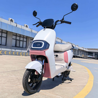 Scooter électrique pour femmes, confortable, léger, pour les trajets quotidiens, couleur mocha, couleur douce macaron, batterie amovible 48V, homologué pour la route européenne, E-Moped