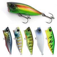 Leurre flottant de surface ABS 64mm 9g pour la pêche en lac, rivière, bateau - Cible : achigan, brochet, carpe, morue et leurres artificiels