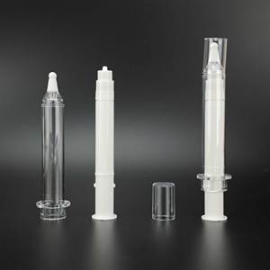 Flacon Pompe Airless Vide pour Cosmétiques 10 <span class=keywords><strong>ml</strong></span> Distributeur de Sérum 5 <span class=keywords><strong>ml</strong></span> 10 <span class=keywords><strong>ml</strong></span> 20 <span class=keywords><strong>ml</strong></span> Emballage pour Gel Blanchissant les Dents - Product Image 1