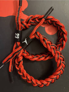 Tendance fait à la main corde nom hommes basket-ball sport Fitness Bracelets personnalisé imprimé Logo lacet Bracelet - Product Image 4