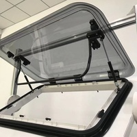 Prix fabricant - Toit ouvrant pour camping-car avec éclairage LED intégré, double couche acrylique anti-insectes 800x500mm