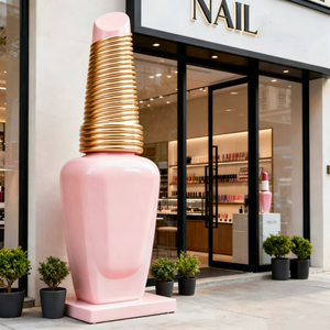 Scultura Gigante Personalizzata in Fibra di Vetro a Forma di Smalto per Saloni di Bellezza, Espositori <span class=keywords><strong>3D</strong></span> Portatili per Smalti, Grandi Decorazioni per Attirare Clienti - Product Image 5