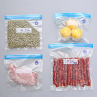 Kit de pompe à vide sous vide avec sacs de conservation alimentaire réutilisables sans BPA en plastique, 3 tailles, garde les aliments frais et sécurisés