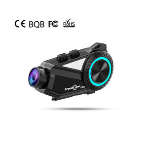 프리드콘 R3 프로 1000M 블루투스 6인용 인터콤 풀 듀플렉스 FM 와이파이 2K 픽셀 비디오 레코더 오토바이 헬멧 카메라 - Product Image 1