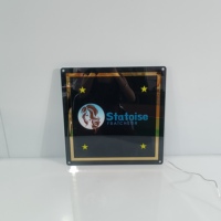 Enseigne LED néon 3D en acrylique personnalisée pour logo d'entreprise, décoration murale, publicité, mariage, maison, centre commercial, salon de beauté, salon de manucure, salon de coiffure, entreprise