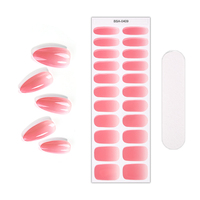 Autocollants pour ongles en gros, bandes de gel UV-free, autocollants pour ongles personnalisés, OEM