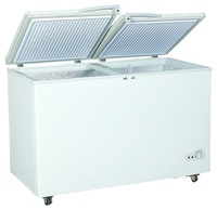 Congélateur-réfrigérateur domestique pas cher à double porte horizontale en mousse de 600 L, vente en gros d'usine, BD-600Q