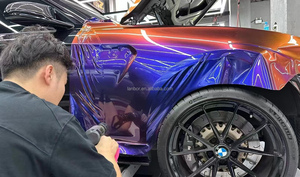 สติ๊กเกอร์ไวนิลหุ้มรถยนต์ PET ลายเปลี่ยนสีแบบคาเมเลี่ยน ขายดีปี 2024 /ฟิล์มหุ้มรถยนต์ 1.52*18 เมตร/ม้วน - Product Image 3