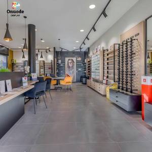อุปกรณ์ตกแต่งร้านแว่นตาและเฟอร์นิเจอร์โชว์สินค้า |   ตู้โชว์แว่นตาและแว่นกันแดดแบบสั่งทำพิเศษสำหรับตกแต่งภายในร้านค้าและออกแบบร้าน - Product Image 1