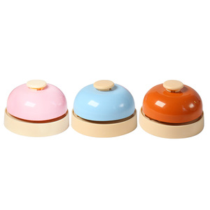 Campana de Adiestramiento para Perros, Dispositivo de Llamada para Comidas, con un Solo Toque, de Metal, en Forma de Cúpula, Suave y Redondeada, Suministros de Adiestramiento - Product Image 1