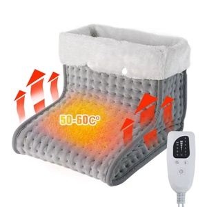 Double Layer Design Short Plush Thickened Jacket with Heating Function Warm Foot Warmer for <b>Locking</b> Temperature - Product Image 2