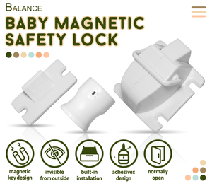 Bébé Sécurité Casier Aimantée Dissimulée Porte Aimant Gadget D'empreinte Digitale Électrique Armoire Serrure - Product Image 6