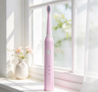 Brosse à dents électrique sonique rechargeable, charge Type-C, 6 modes réglables, étanche IPX7, pour la maison et les voyages