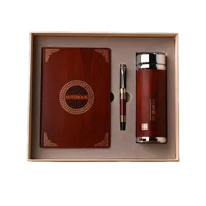 New product ideas 2023 New bamboo Cup Notebook Set Luxury Annual Holiday Business Gift Set For Men And Woman