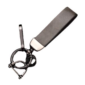 Portachiavi in Pelle Personalizzato <span class=keywords><strong>con</strong></span> Incisione 'Good Luck', Anello Portachiavi Auto Personalizzato, Portachiavi <span class=keywords><strong>con</strong></span> Clip in Metallo Resistente - Product Image 1