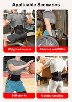 Ceinture de musculation professionnelle pour hommes à boucle à dégagement rapide, pour squat, soulevé de terre, soutien lombaire, entraînement et fitness