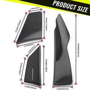 CRASTP Carbon Fiber Bumper <b>Lip</b> <b>Splitter</b> Kit For BMW F80 M3 F82 M4 Screw-On Installation - Product Image 2