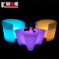 Table LED Lumineuse 80x80x50cm Rechargeable 16 Couleurs pour Salle de Banquet, Vente en Gros Exclusive Extérieur