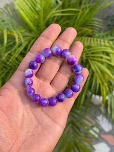 Bracelet en Sugilite Certifié : Perles de Sugilite Gel Rares des Vieilles Mines Sud-Africaines (11,5-9,5 mm) Perles Rondes en Pierre Violette pour Bracelet - Product Image 5