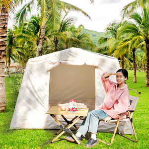 Camping <b>Tent</b> Outdoor Instant Pop Up <b>Tent</b> 2 In 1 <b>Tent</b> <b>Canopy</b> With Chair Table For Garden Picnic - Product Image 3
