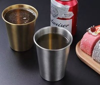 Gobelet isotherme à double paroi en acier inoxydable 12oz, durable, incassable, pour bière et vin, isolation thermique, sans BPA, boîte cadeau