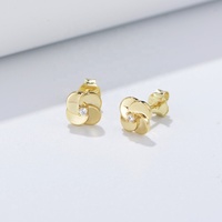 Vente en gros 2024, design coréen, haute qualité, prix abordables, ensemble collier et boucles d'oreilles en or à quatre feuilles de trèfle
