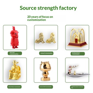 Artesanías Metálicas Personalizadas, Adornos de Escritorio Electrochapados, Modelos de Animales y Aeronaves con Empaque en Caja de Madera - Product Image 2