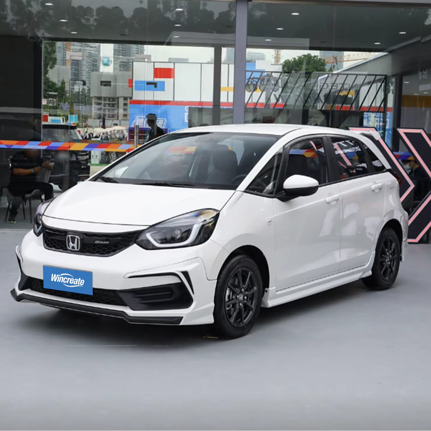 Car Body Kits Honda Fit GP5 Carbon Fiber Side Skirts